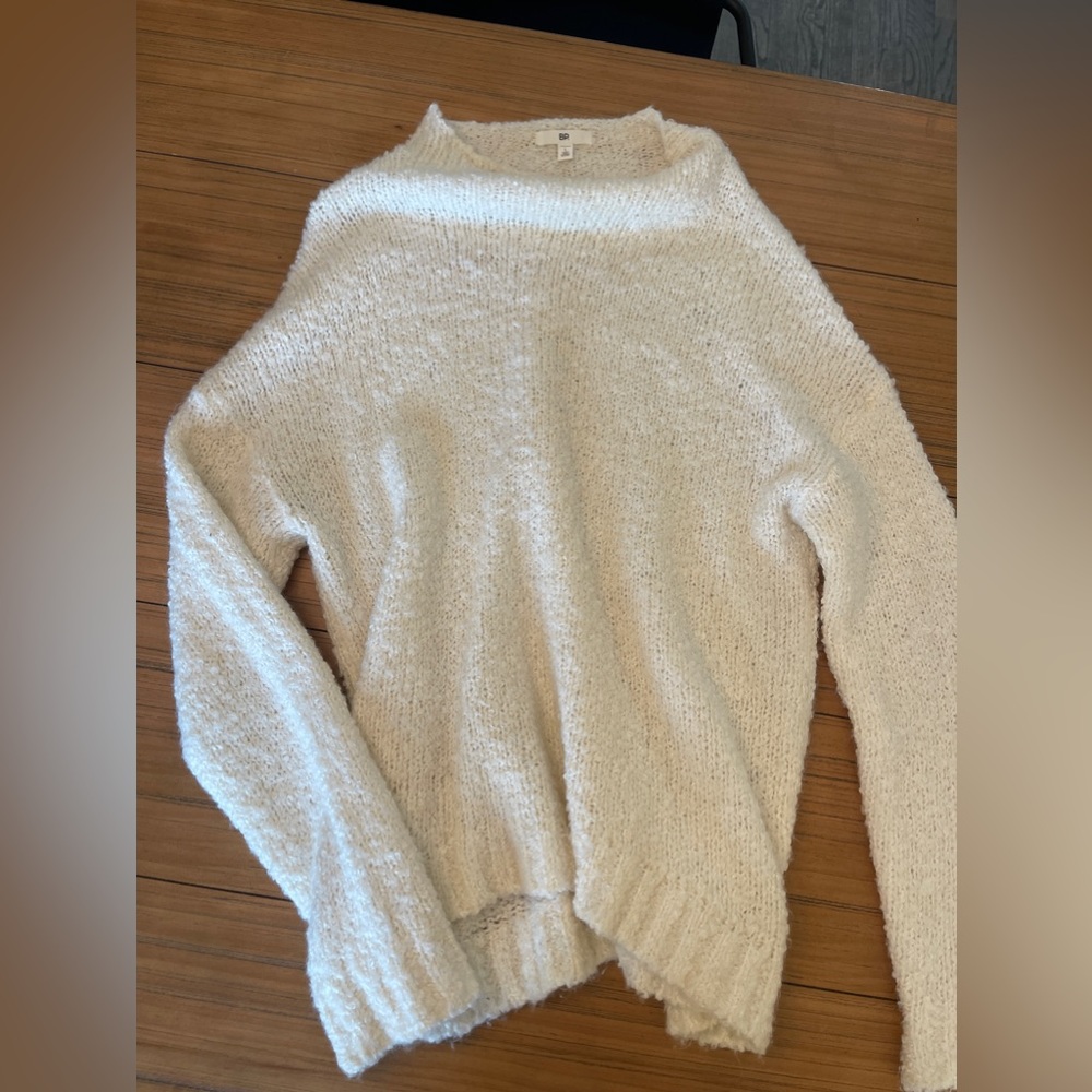 Nordstrom, BP, white oversized sweater, size L